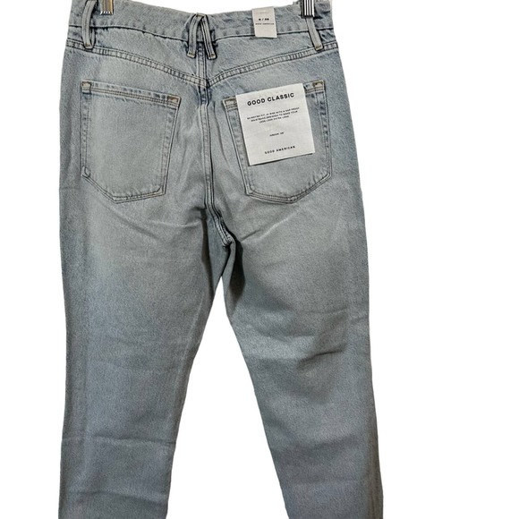 Good American Good Classic NWT Distressed Jeans size 6/28 - Picture 6 of 6